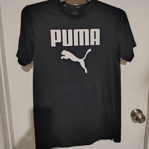 PUMA Men's Black T-Shirt